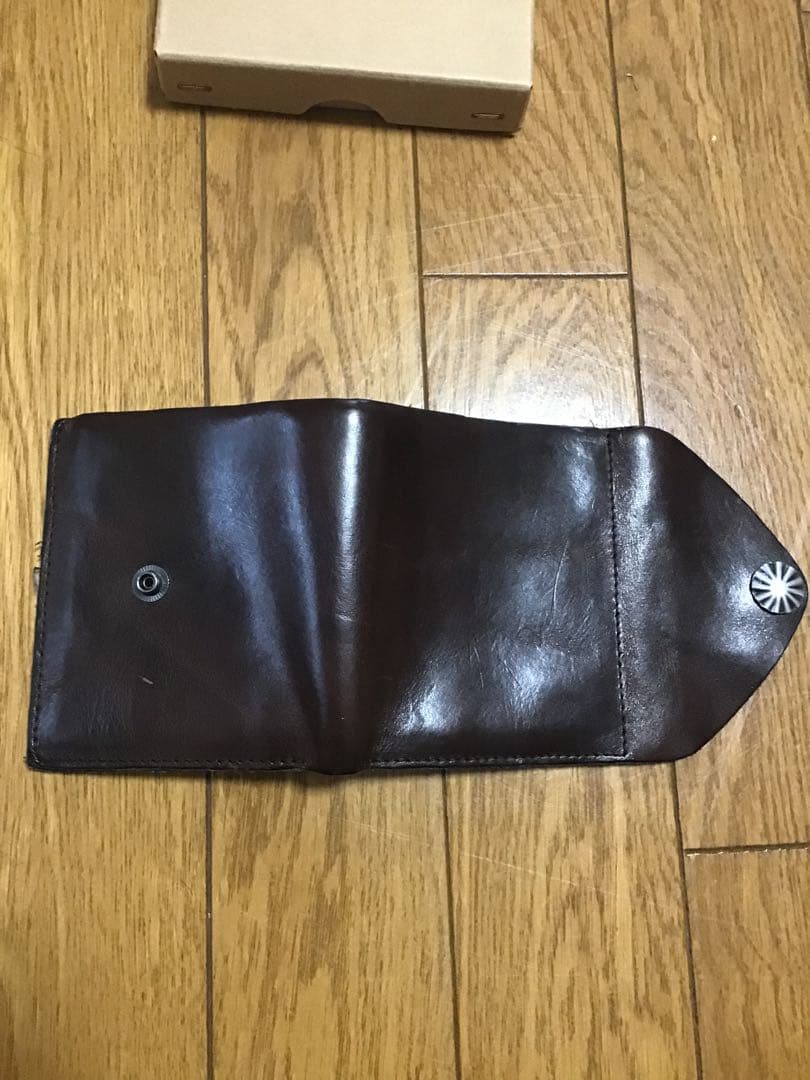 RRL ダブルアールエル　コンチョ　ウォレット　ダークブラウン
