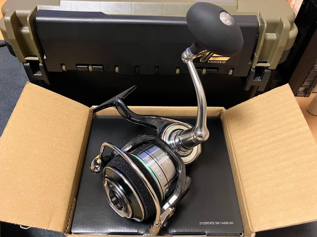 【未使用に近い】1度使用★ダイワ 21セルテートSW14000-XH スピニング