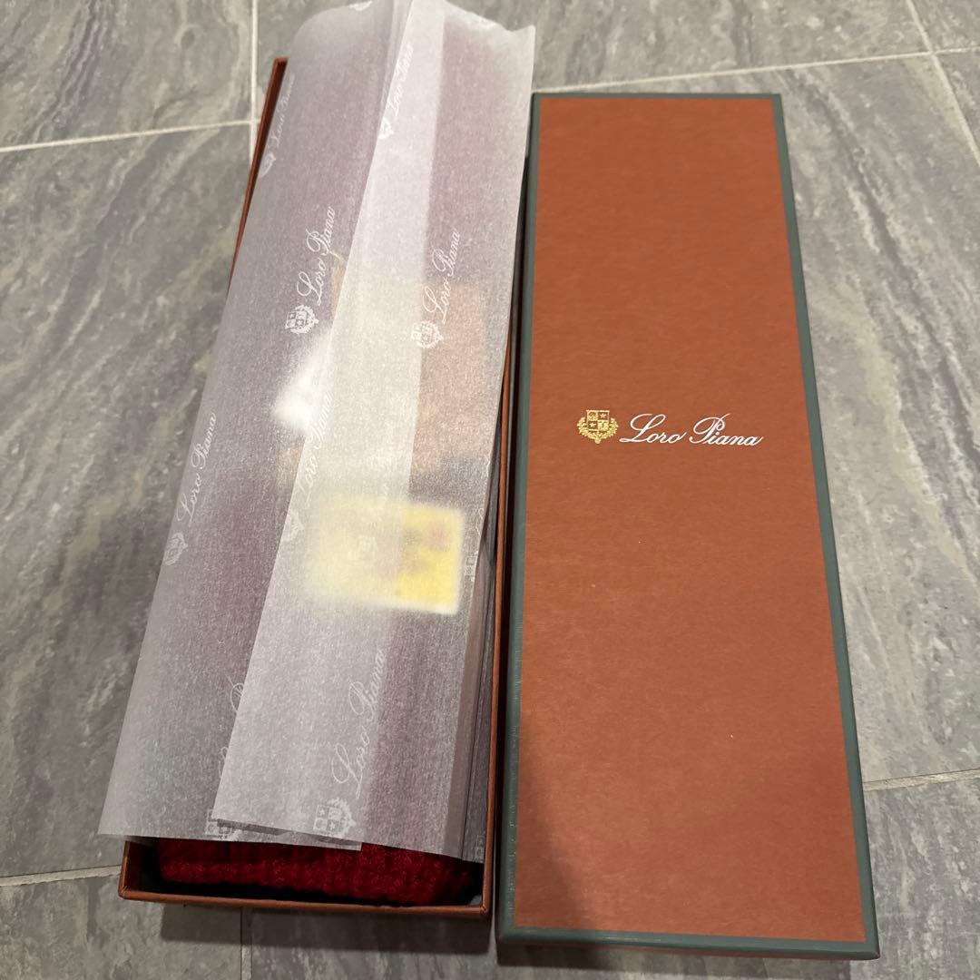 Loro Piana ロロ・ピアーナ マフラー イタリア製 カシミヤ100％