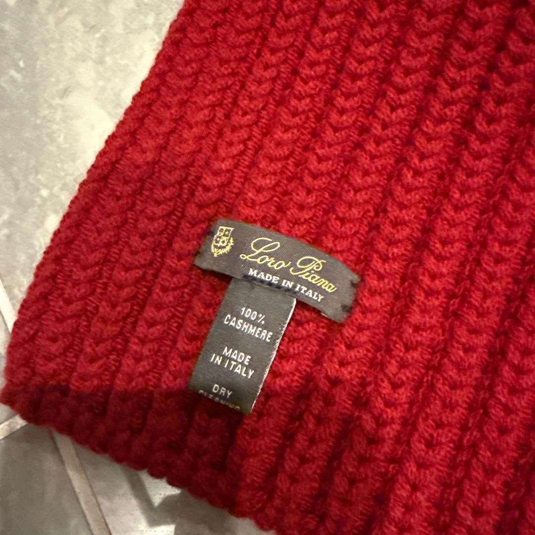 Loro Piana ロロ・ピアーナ マフラー イタリア製 カシミヤ100％