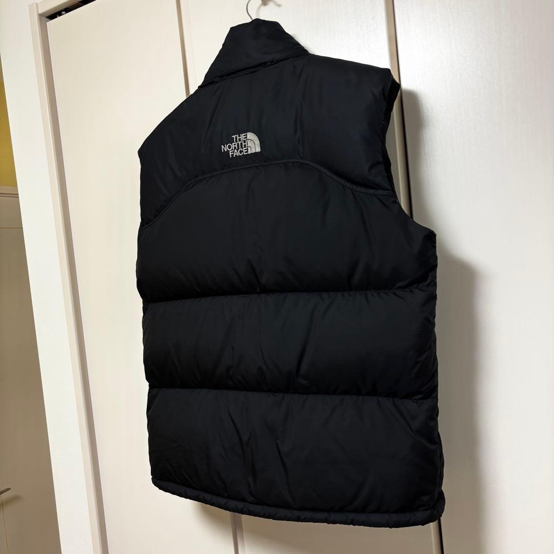 状態良好☘️ノースフェイス ヌプシ　ダウン　ベスト　センターロゴ