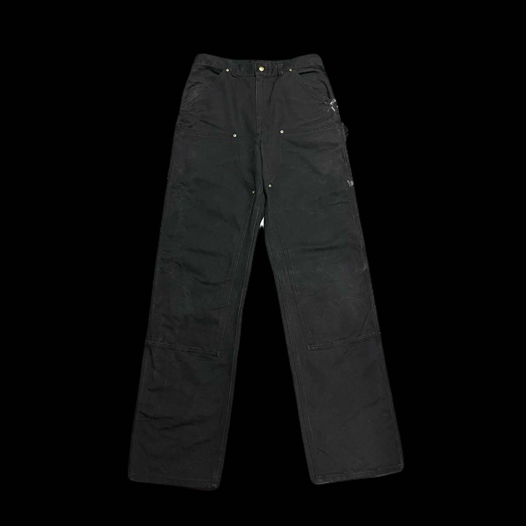 【激レア】 Carhartt カーハート 星タグ ダブルニー ブラック USA製
