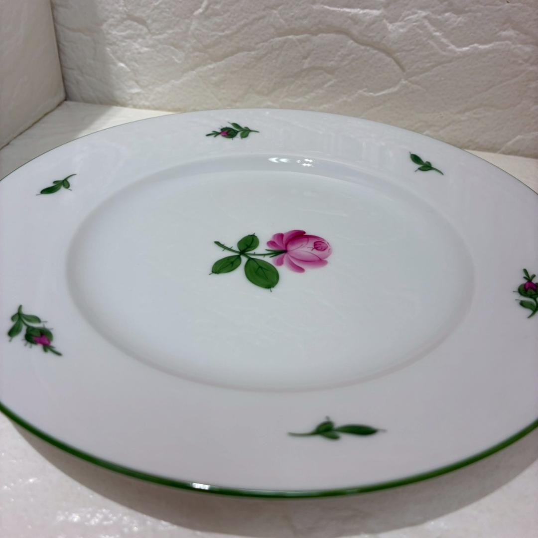 ♥【未使用品】アウガルテン　ウインナーローズ　ペアデザートプレート 2枚セット