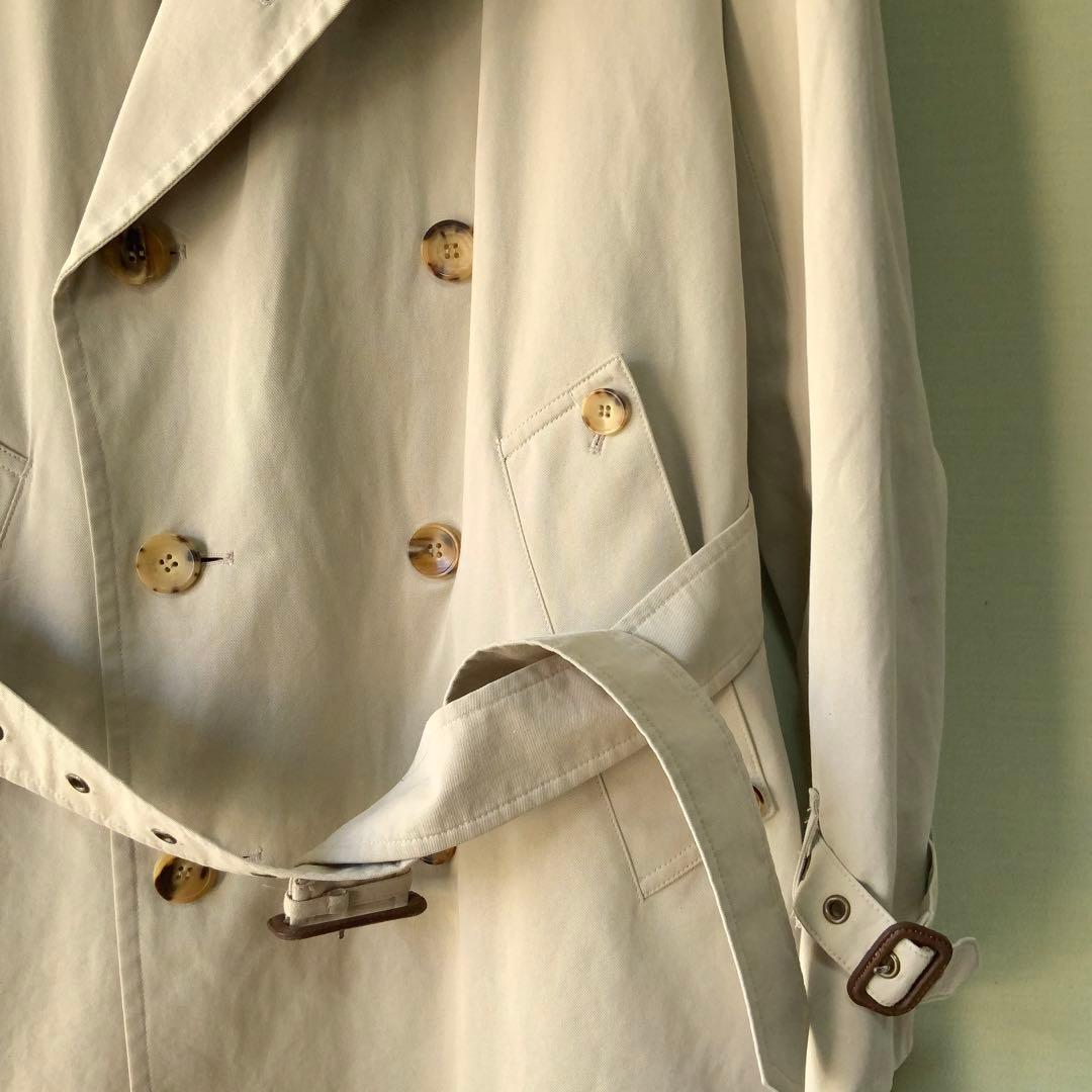 GRENFELL グレンフェル トレンチコート 36 英国製 黒タグ カーキ