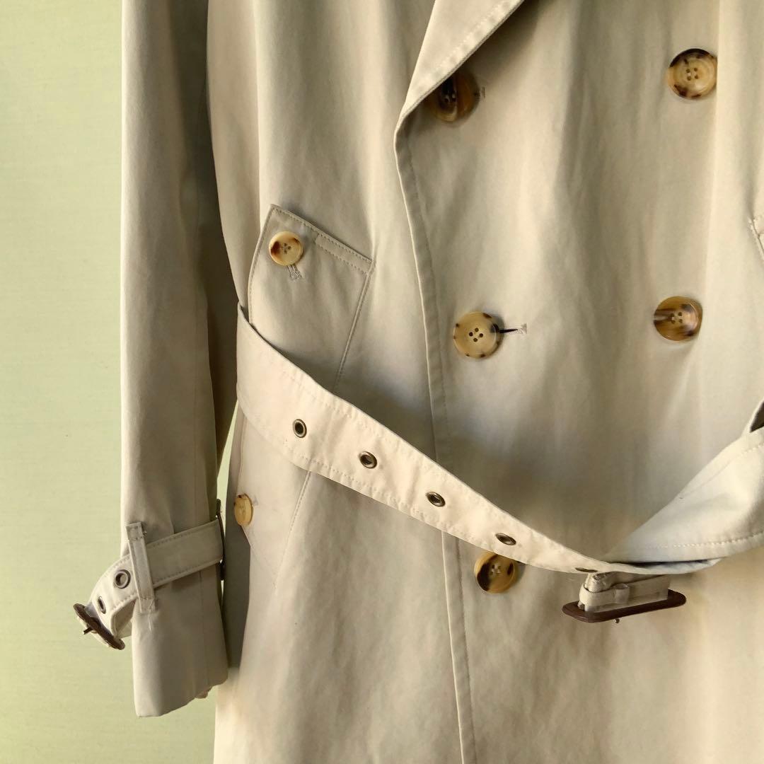 GRENFELL グレンフェル トレンチコート 36 英国製 黒タグ カーキ