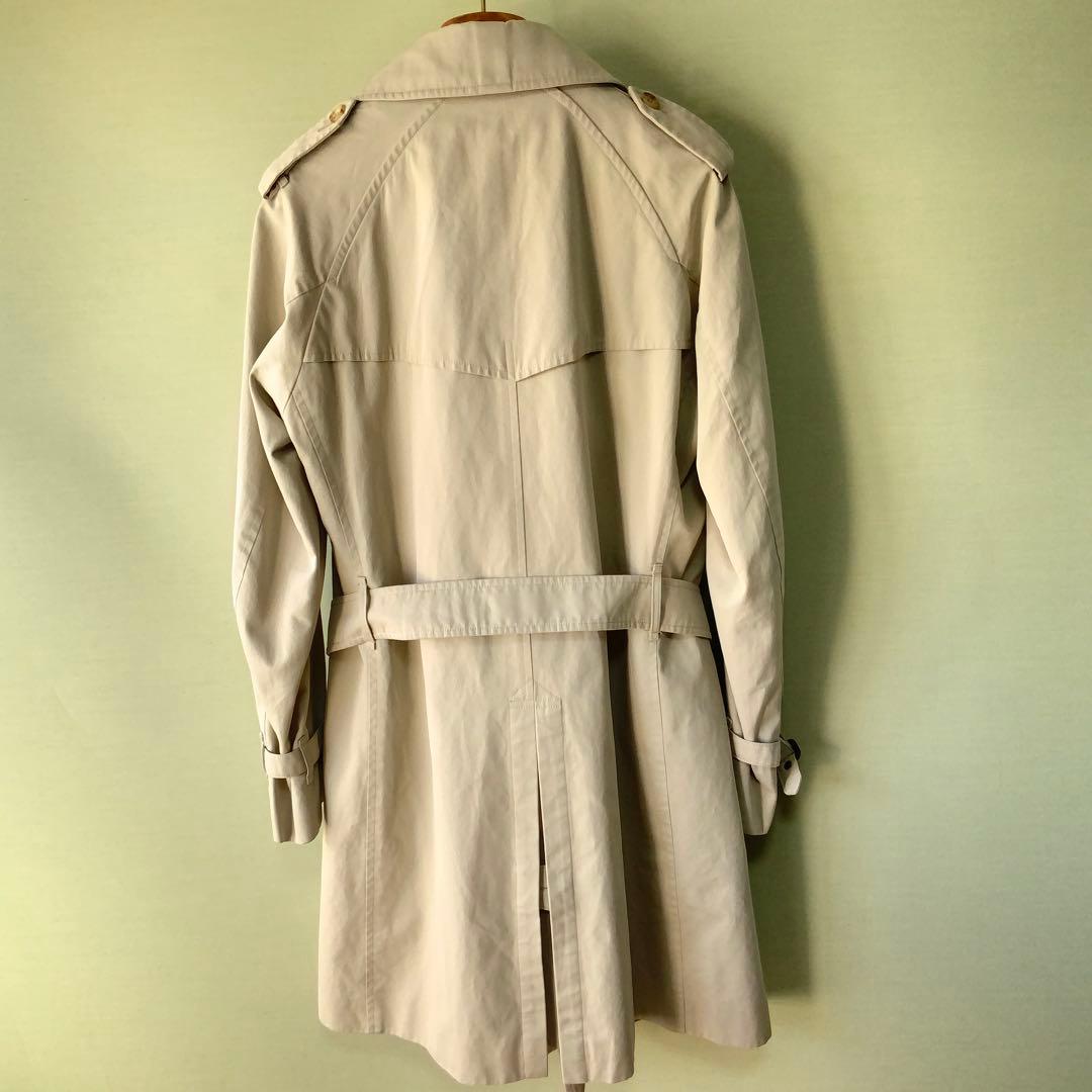 GRENFELL グレンフェル トレンチコート 36 英国製 黒タグ カーキ