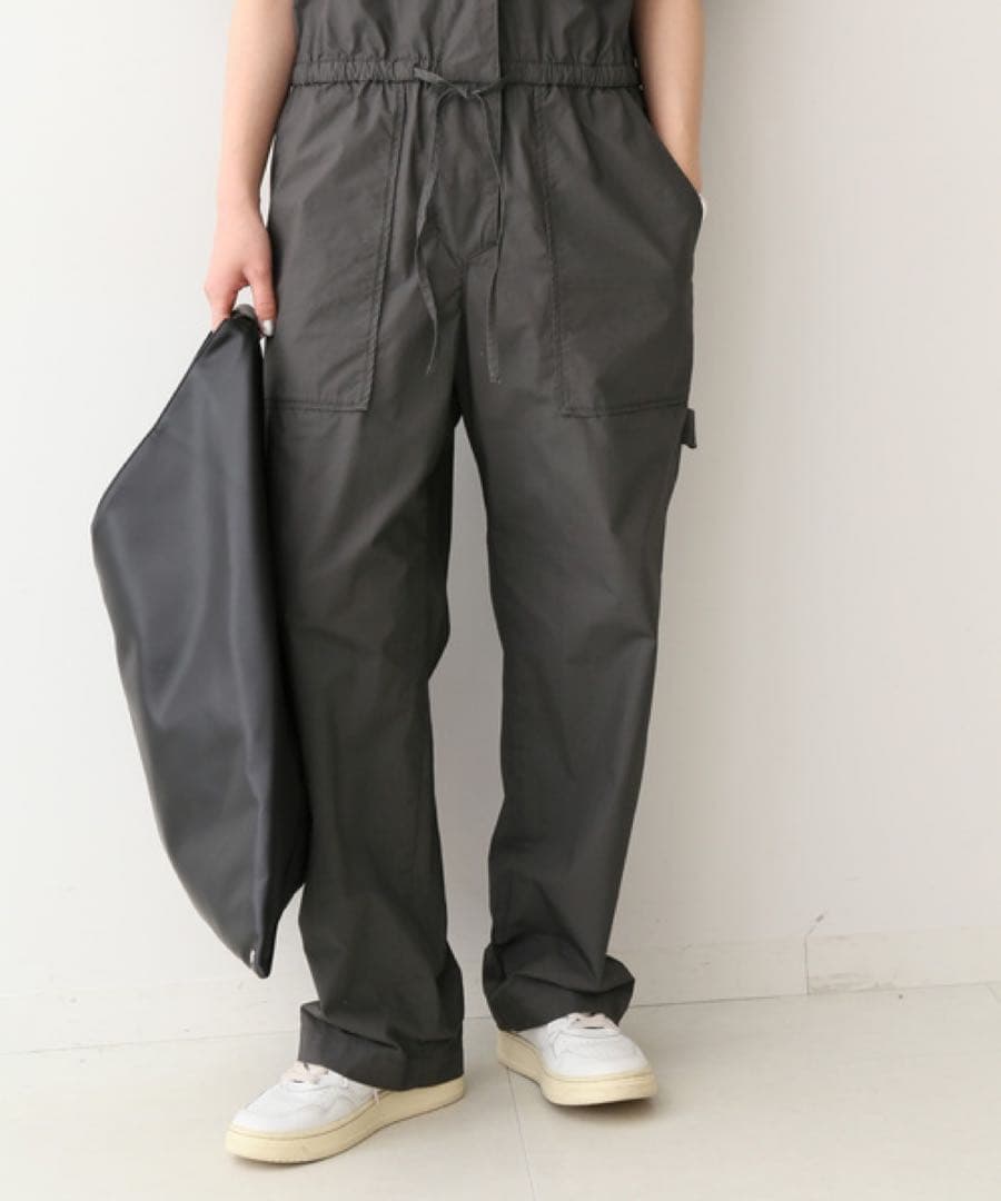 Spick&Span【2024】コットンハーフスリーブジャンプスーツ