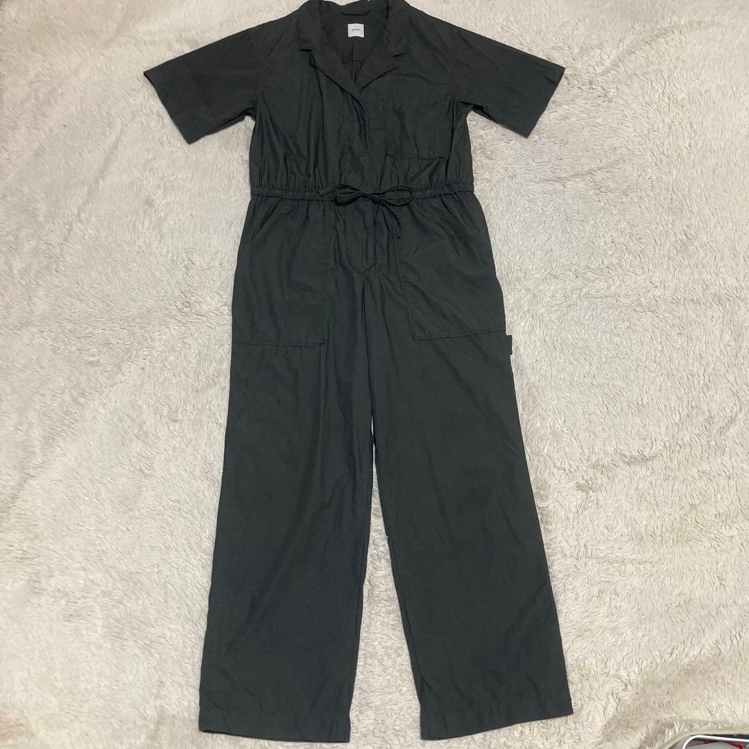 Spick&Span【2024】コットンハーフスリーブジャンプスーツ