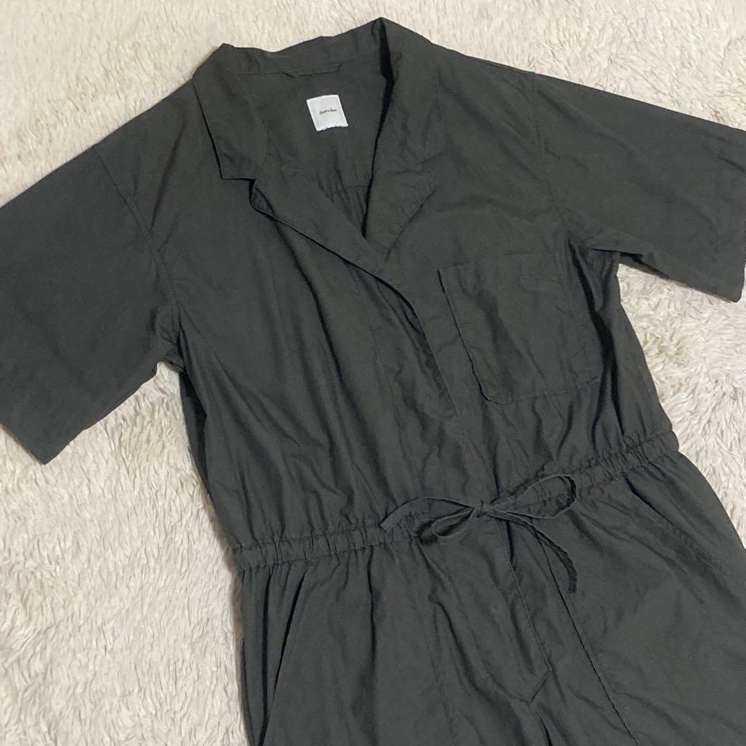 Spick&Span【2024】コットンハーフスリーブジャンプスーツ