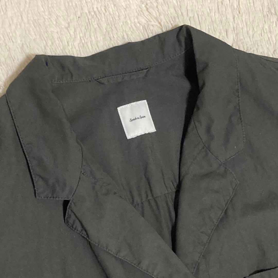 Spick&Span【2024】コットンハーフスリーブジャンプスーツ