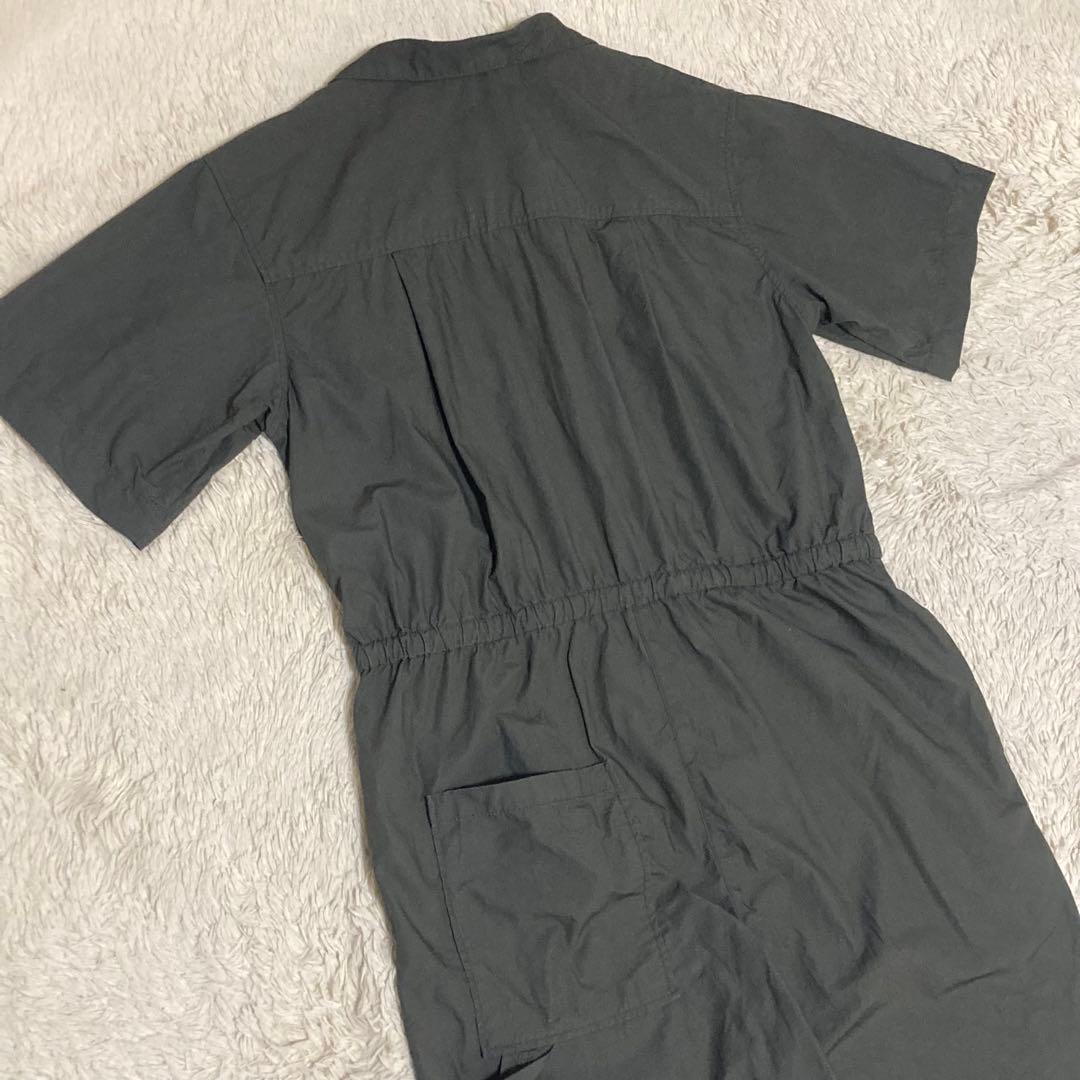 Spick&Span【2024】コットンハーフスリーブジャンプスーツ