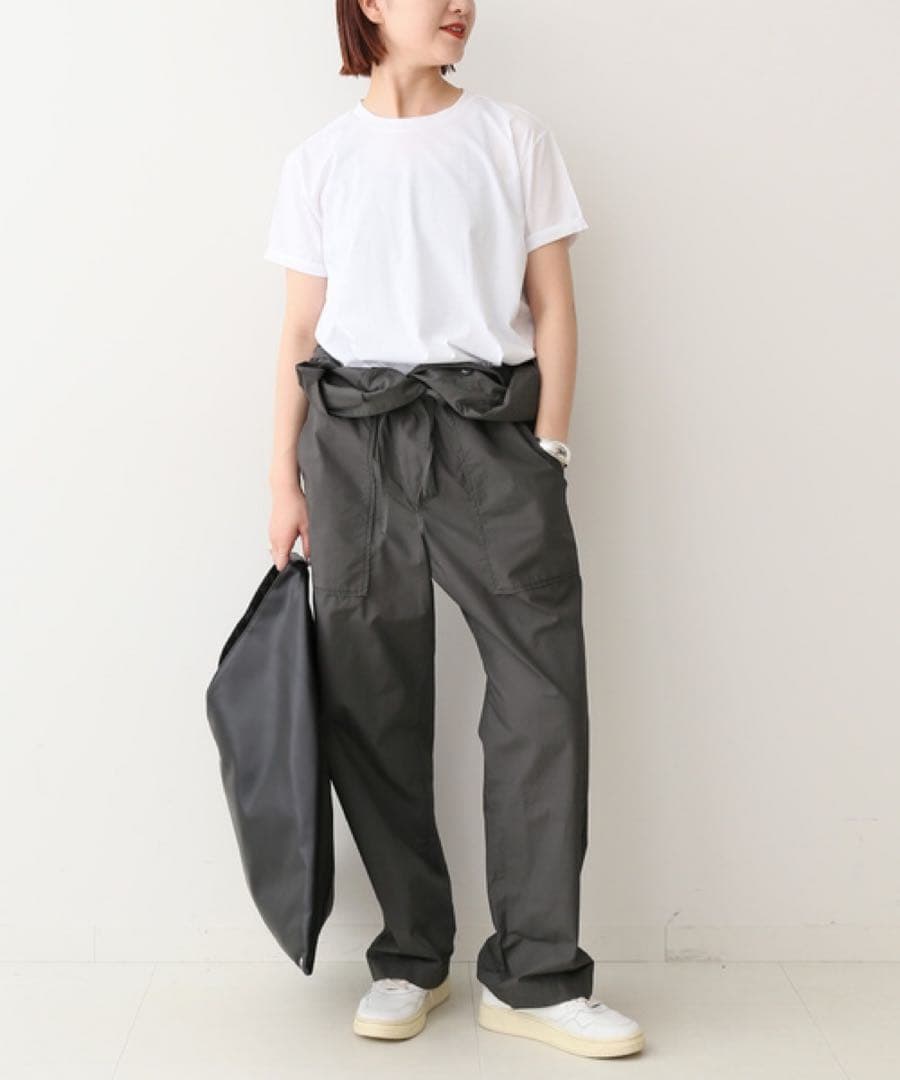 Spick&Span【2024】コットンハーフスリーブジャンプスーツ