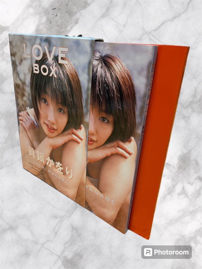 Love box : 眞鍋かをり　写真集箱入り　タレント　グラビア
