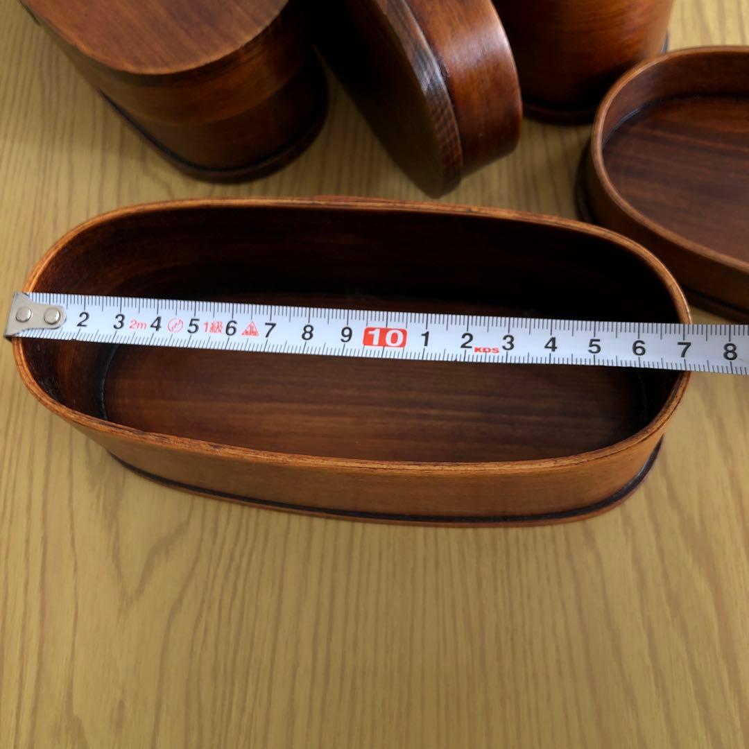 曲げわっぱ弁当箱　6箱　まとめ売り