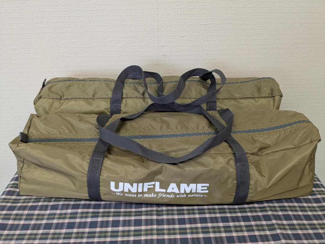 revoタープsolo ウォールセット　ポール・ペグ付き