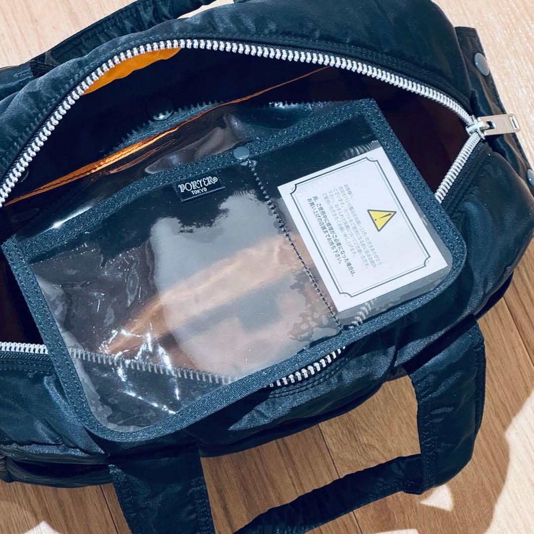 【美品】PORTER TANKER ダッフルバッグ L ブラック ボストンバッグ