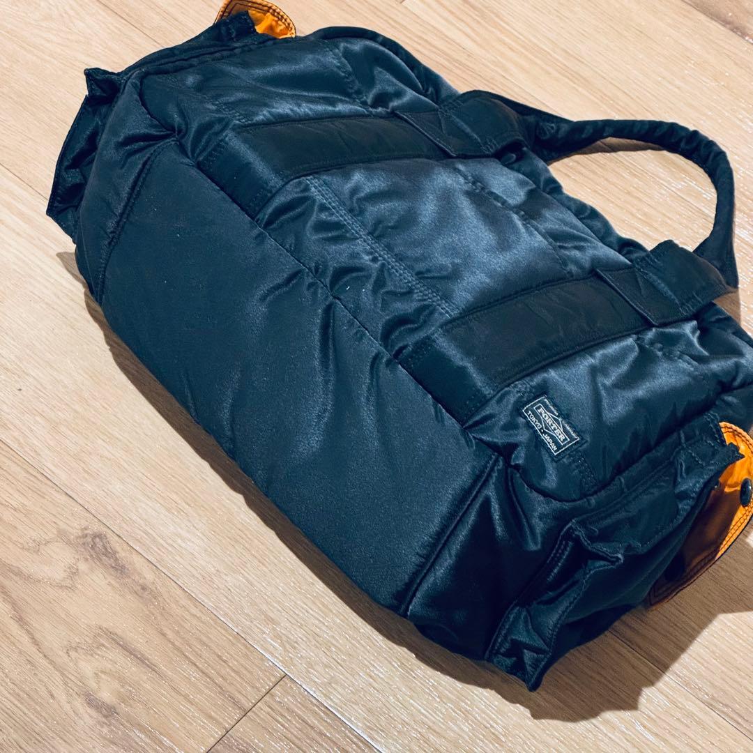 【美品】PORTER TANKER ダッフルバッグ L ブラック ボストンバッグ