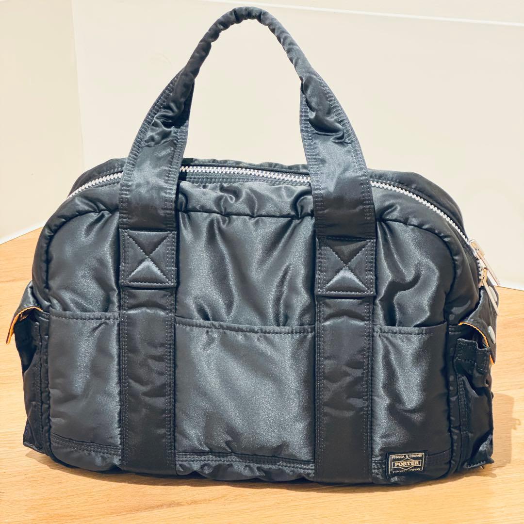 【美品】PORTER TANKER ダッフルバッグ L ブラック ボストンバッグ