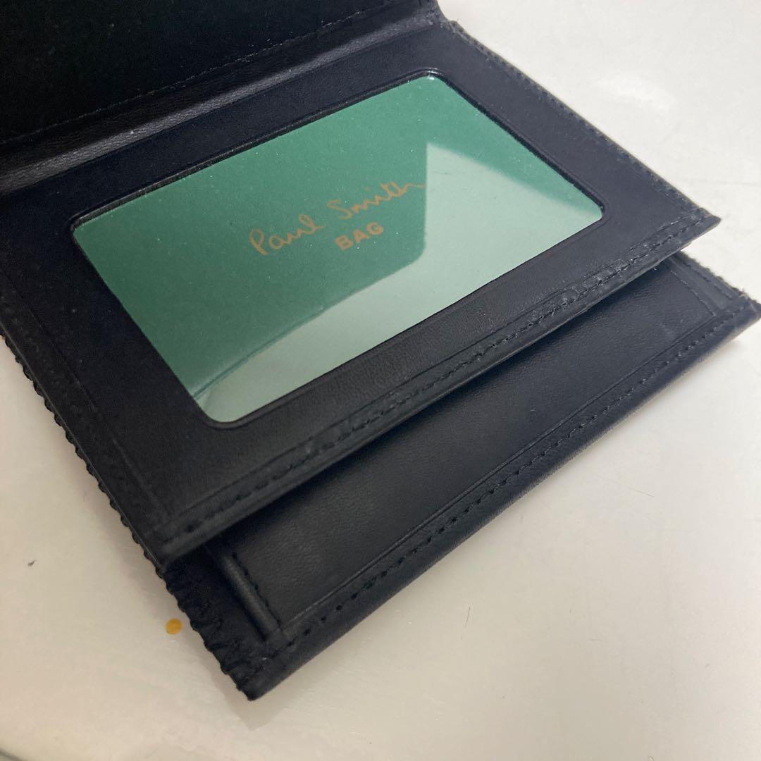 【未使用】Paul Smith / 黒色 2つ折り財布