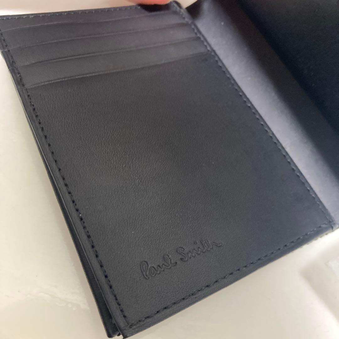 【未使用】Paul Smith / 黒色 2つ折り財布