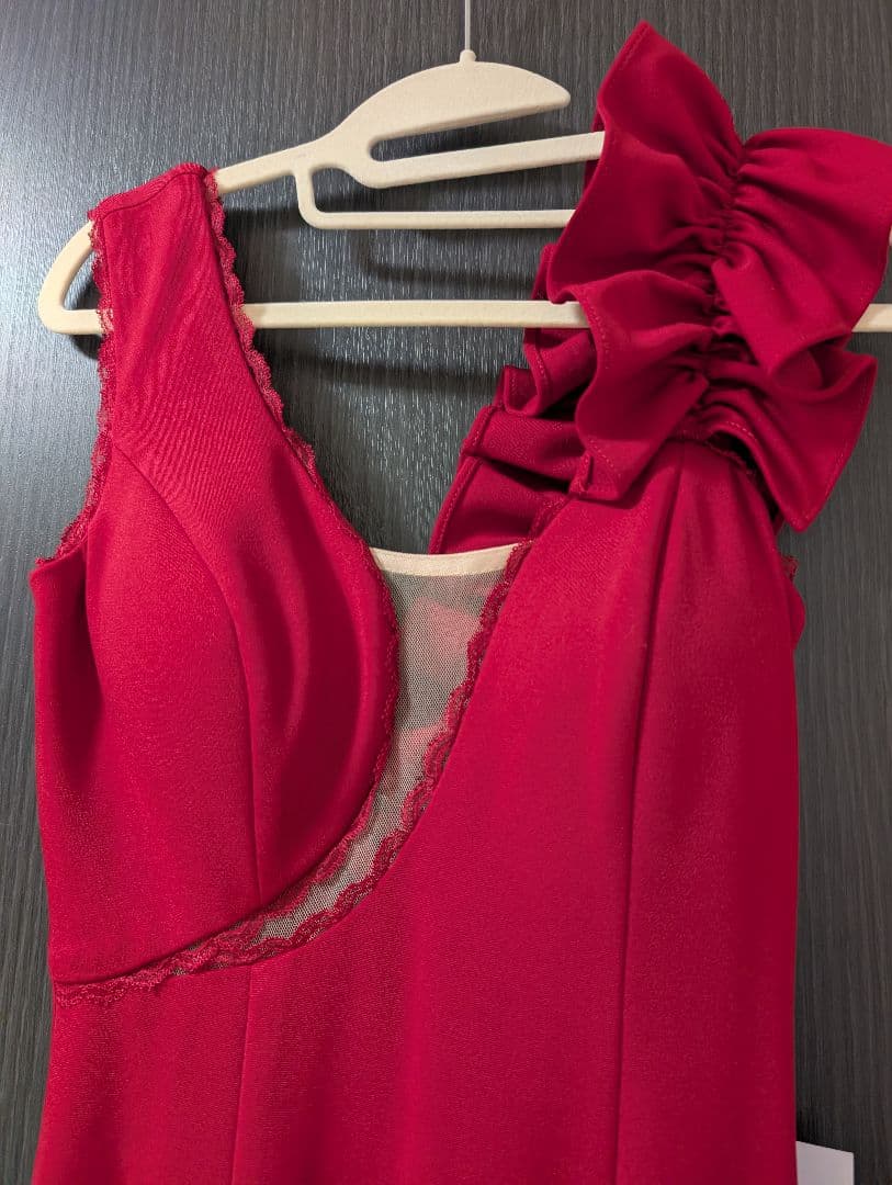 【Rio】レッドドレスと青ロングドレスセット