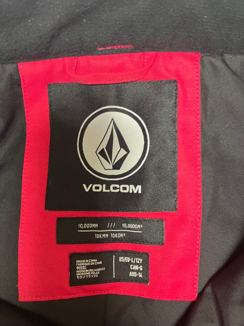 VOLCOMスノーボードウェア上下セットキッズLサイズ