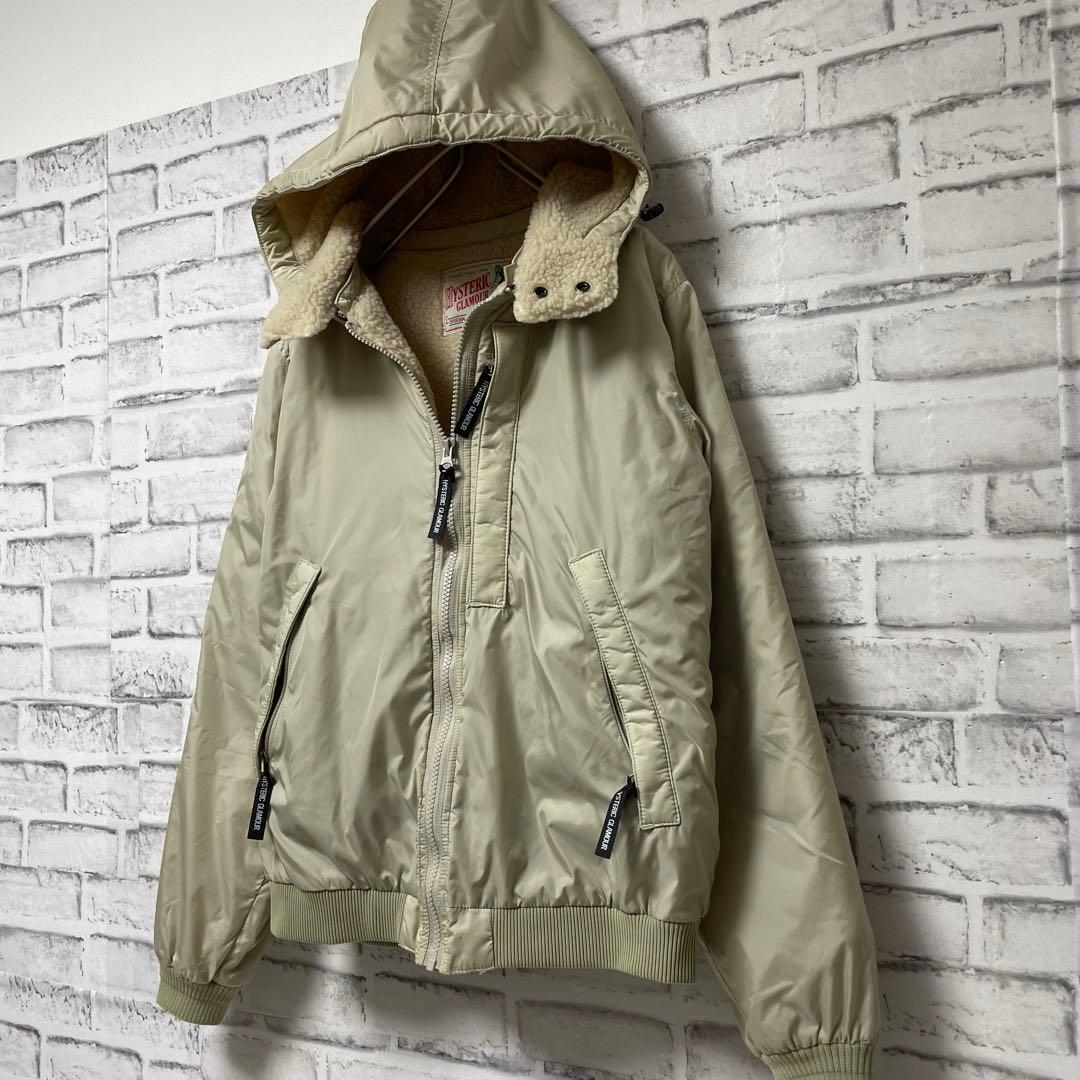 HYSTERIC GLAMOUR SYMBOL 2WAYフーデッドジャケット