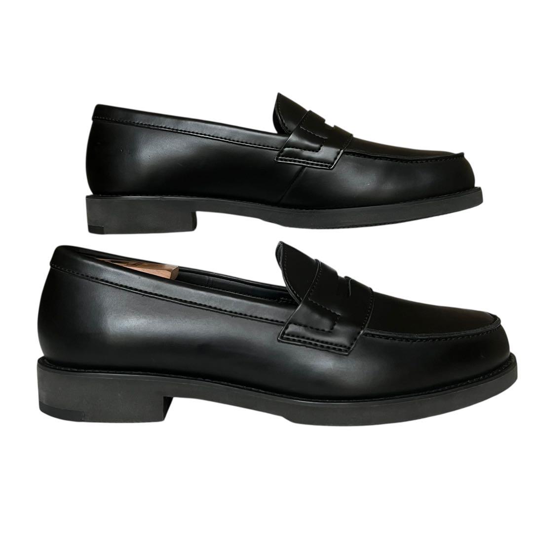 【極美品】KENFORD 25.5 KP13 レザー ローファー 黒