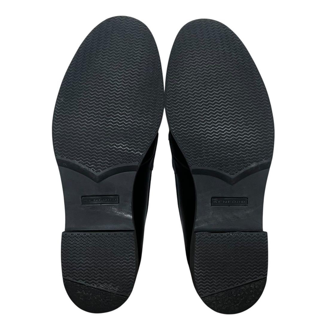 【極美品】KENFORD 25.5 KP13 レザー ローファー 黒