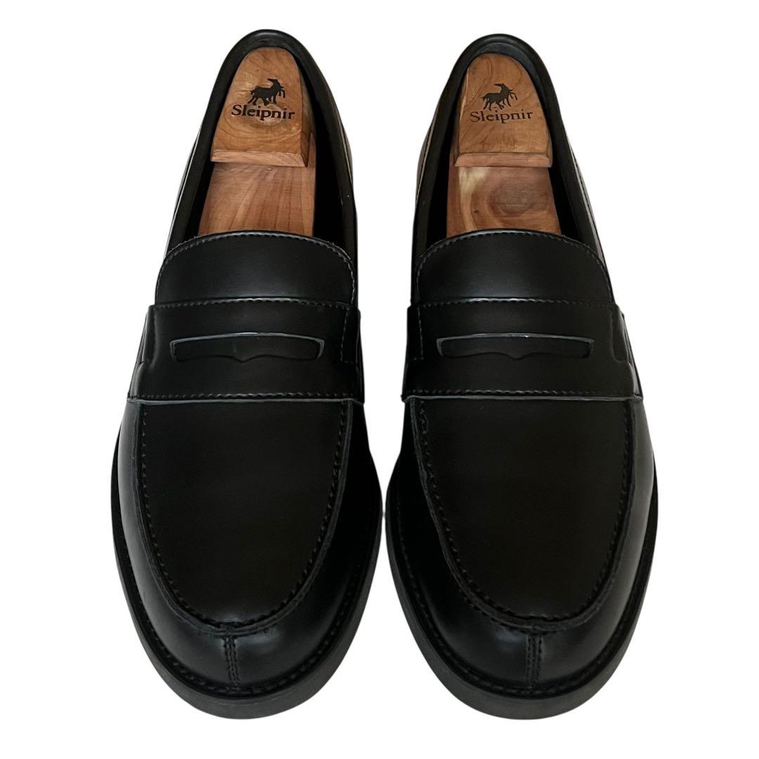 【極美品】KENFORD 25.5 KP13 レザー ローファー 黒