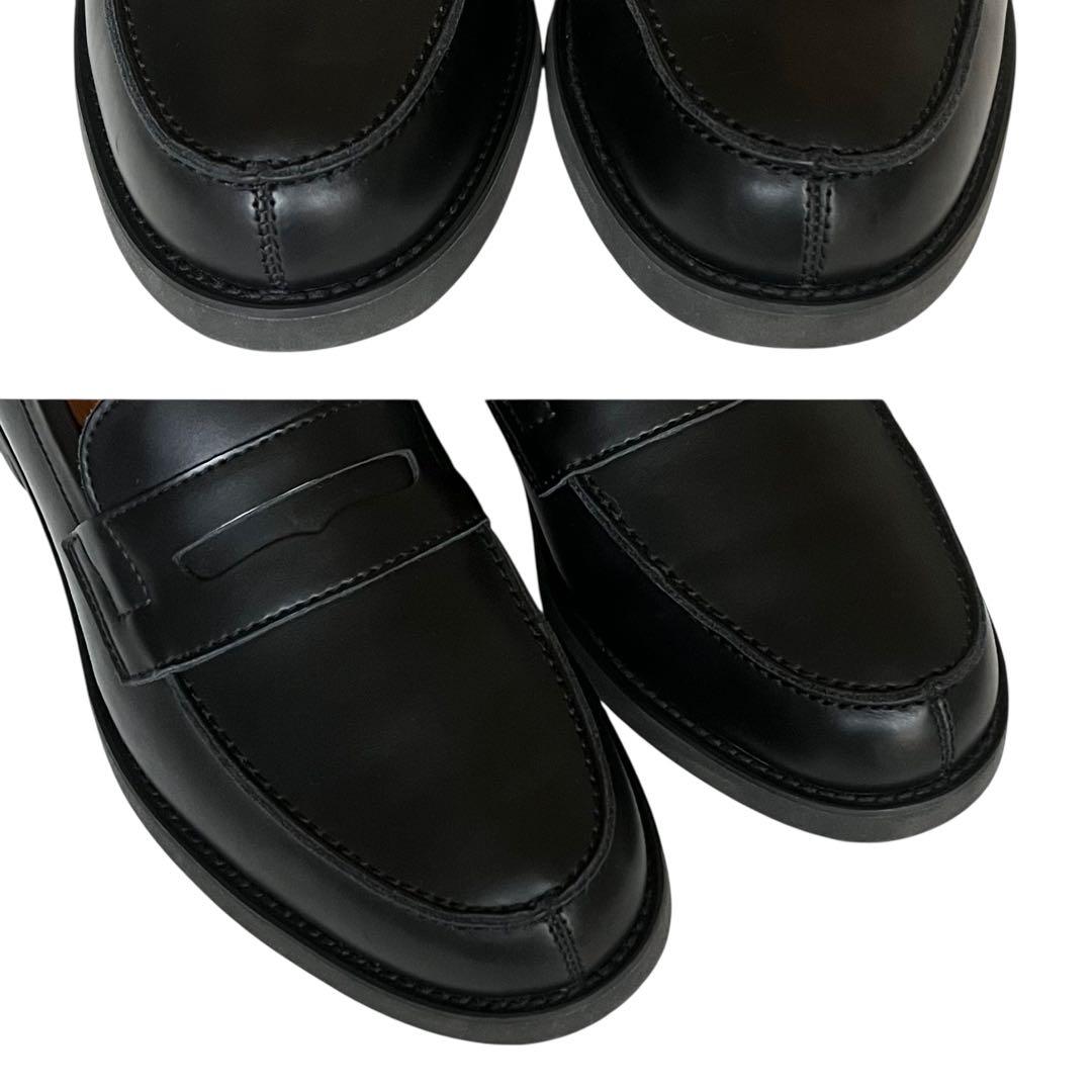 【極美品】KENFORD 25.5 KP13 レザー ローファー 黒