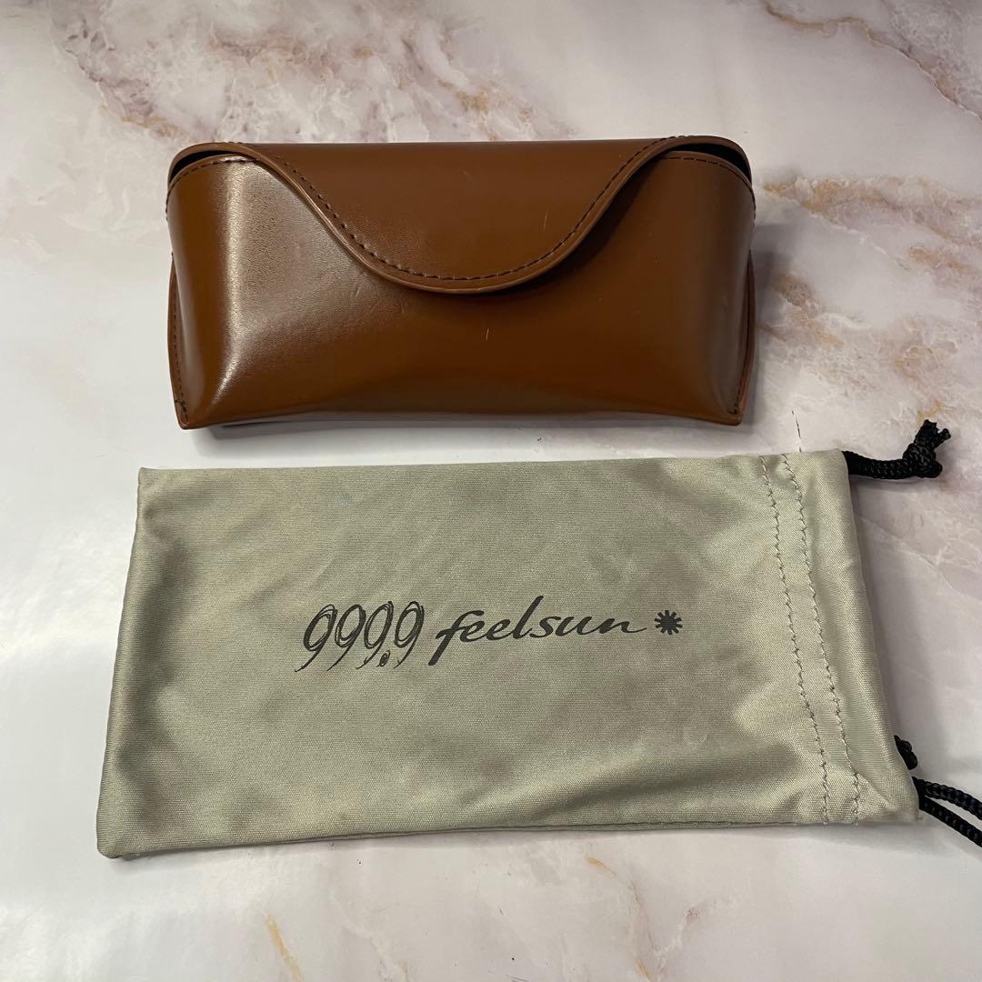 999.9 feelsun ウェリントン スポーツ Y2K サングラス ケース付