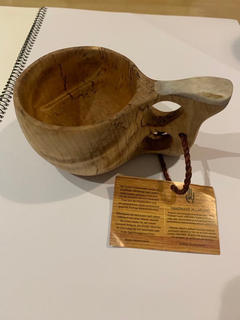 Koivumaa コイヴマー ククサ 角付き 木製マグカップ お値下げ大歓迎！