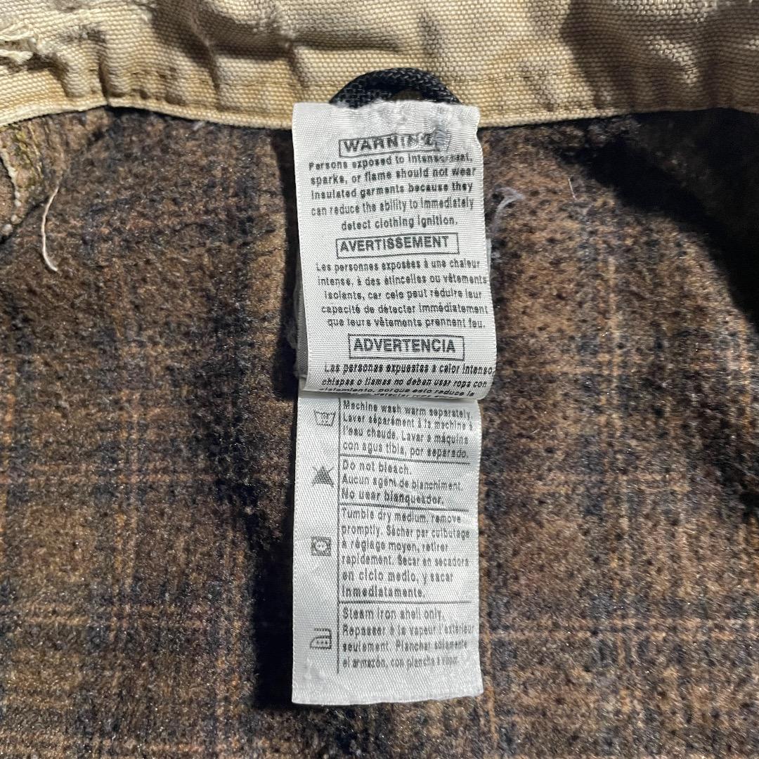 00s メキシコ USA生地 ブラウン カーハート デトロイトジャケット M