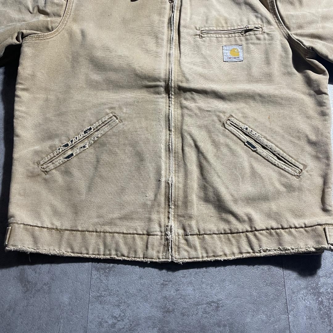 00s メキシコ USA生地 ブラウン カーハート デトロイトジャケット M