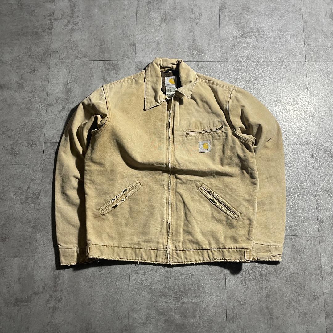 00s メキシコ USA生地 ブラウン カーハート デトロイトジャケット M