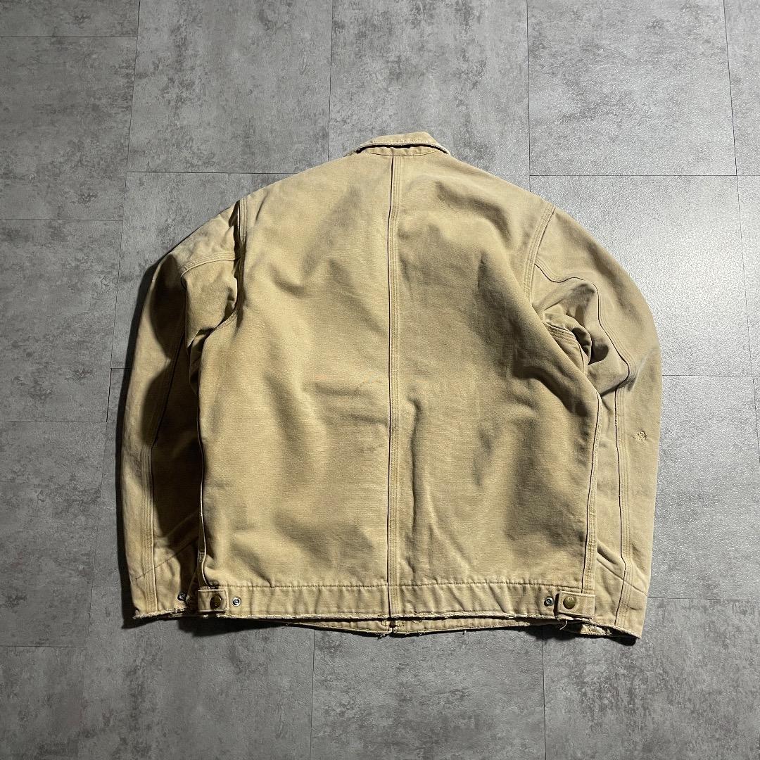 00s メキシコ USA生地 ブラウン カーハート デトロイトジャケット M