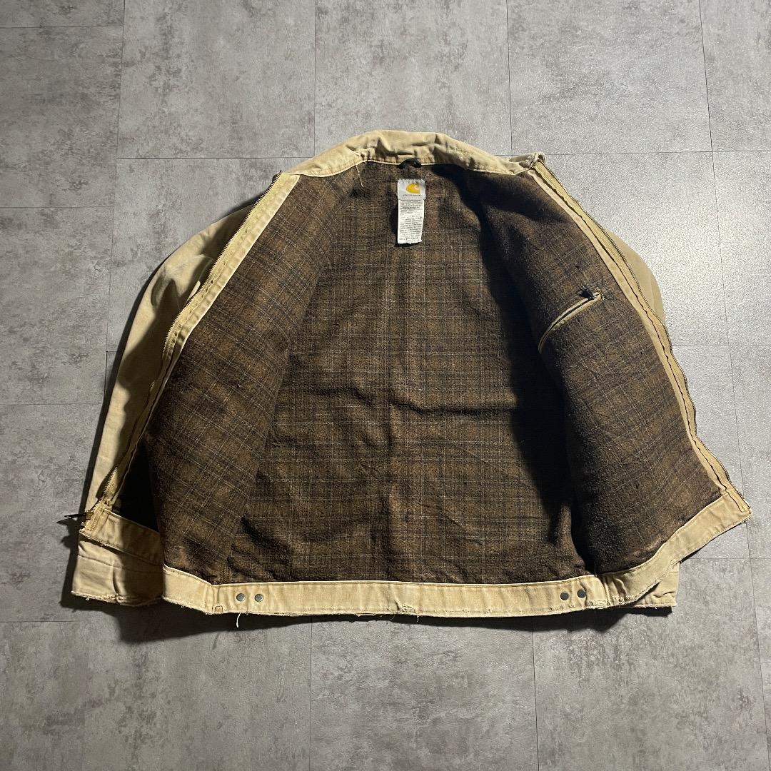 00s メキシコ USA生地 ブラウン カーハート デトロイトジャケット M