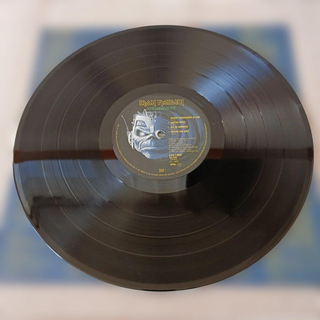 IRON MAIDEN 国内盤LP Somewhere in Time