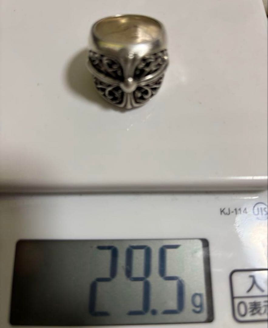 E*X様 クラッシックオーバルクロス　925シルバーリング サイズ19から２０号