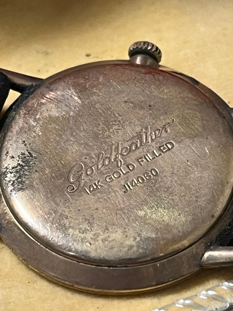 希少美品 稼働品 SEIKO セイコー ゴールドフェザー JI4060