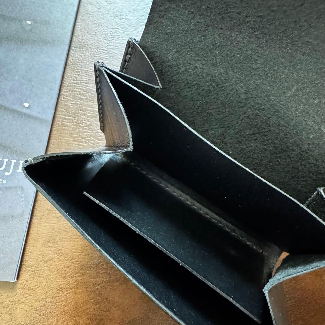 極美品SAFUJI サフジ こさいふM グレイブラック