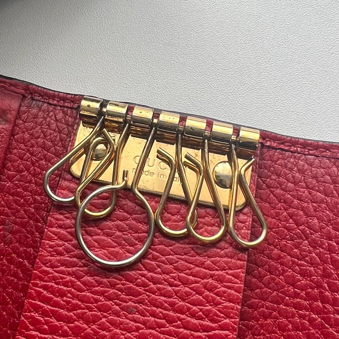 113 美品 GUCCI グッチ マーモント キーケース