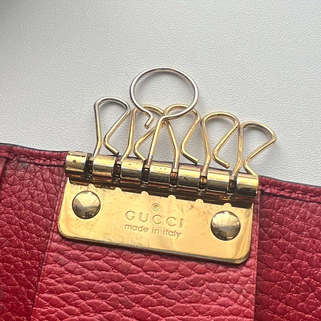 113 美品 GUCCI グッチ マーモント キーケース