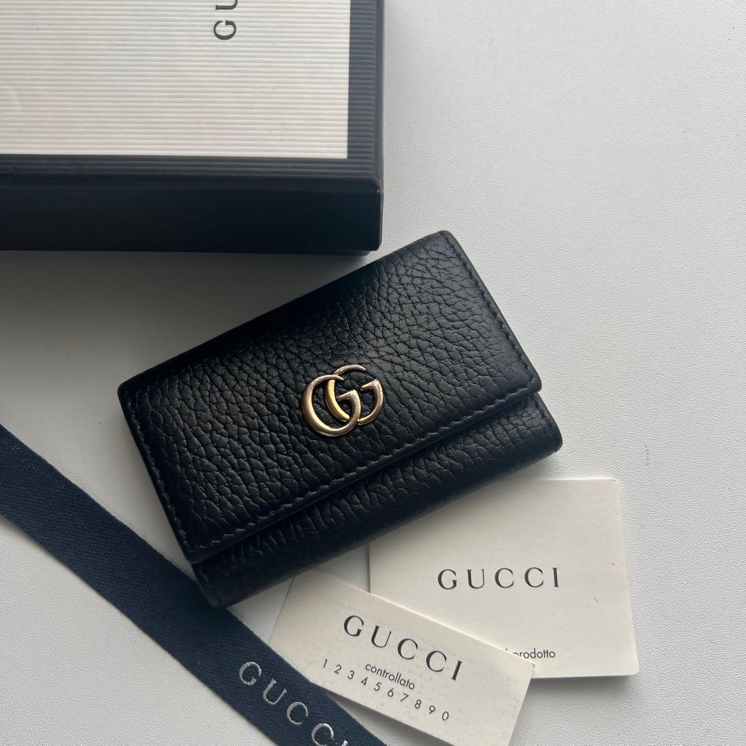 113 美品 GUCCI グッチ マーモント キーケース