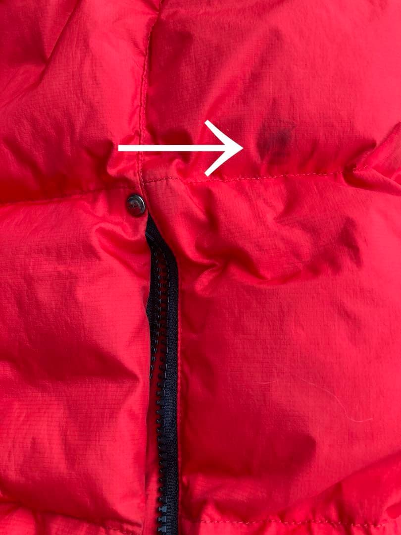 ポロラルフローレン　ダウンベスト ビッグポニー　サイズM 赤 フード　着脱可