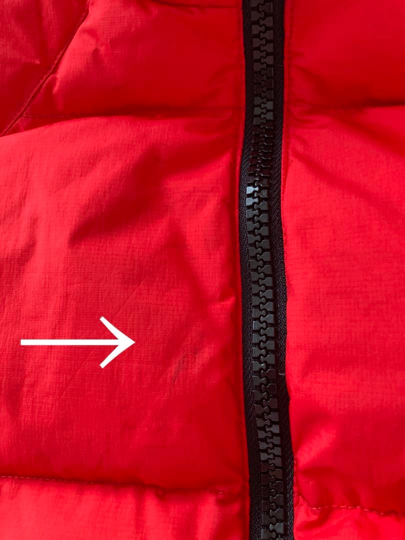 ポロラルフローレン　ダウンベスト ビッグポニー　サイズM 赤 フード　着脱可