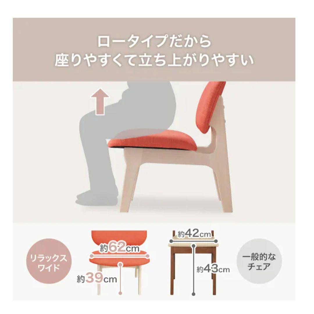ニトリ NITORI ダイニングチェア リラックスワイド 2脚セット