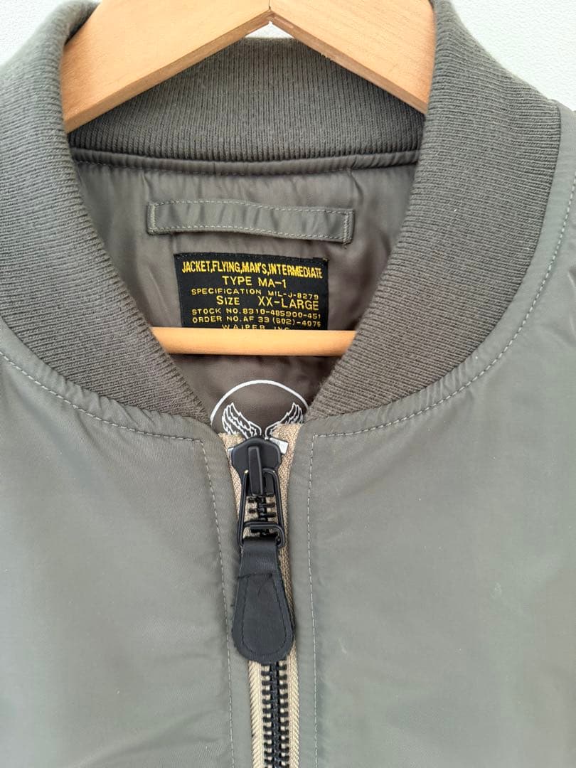 完売品　米軍 最初期型 MA-1フライトジャケット WAIPER.inc