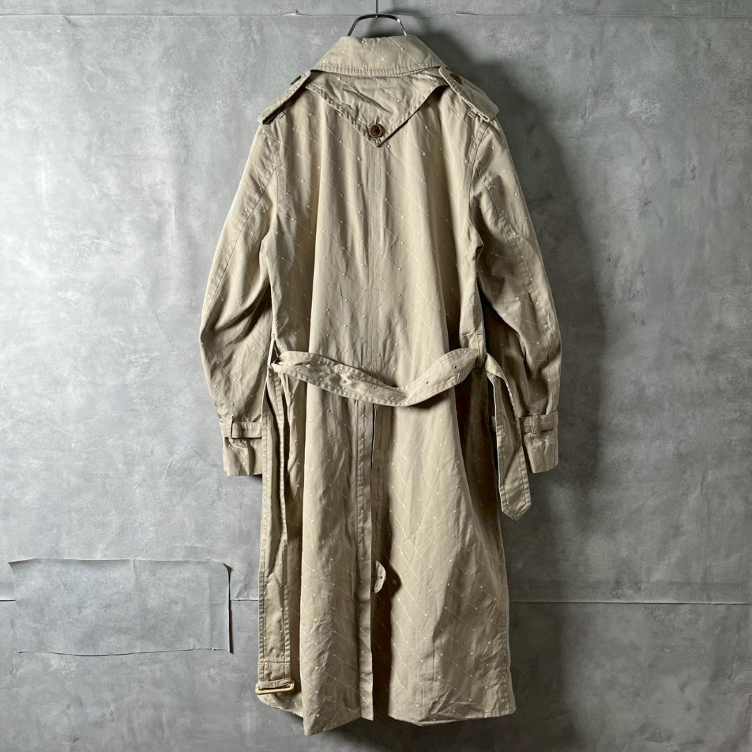 mina perhonen 日本製 ステッチ 刺繍 トレンチコート N746